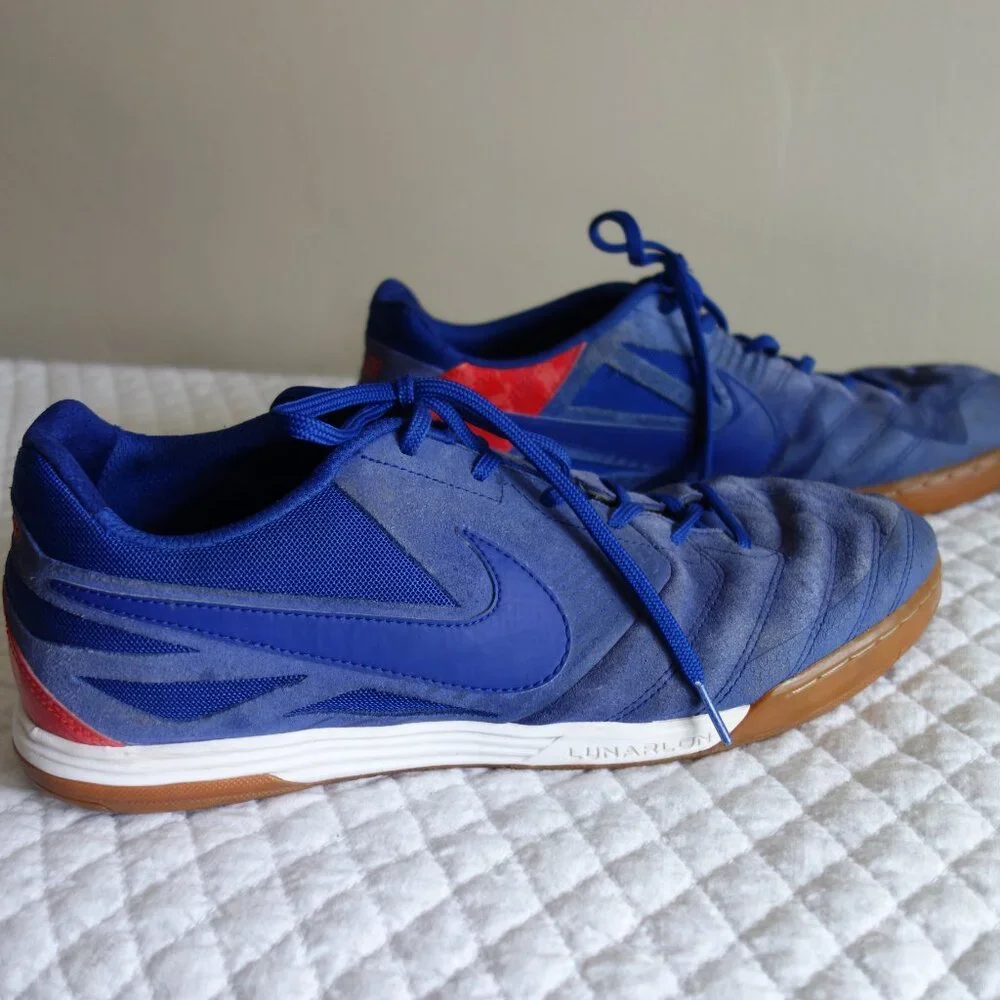 NIKE SB Lunar Gato Blue w/ Red Sneakers – Men’s 12